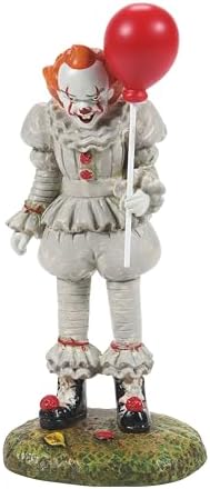 Department 56 Snow Village Accessories Halloween IT Chapter Two Pennywise and the S.S. Georgie Figurine Set, 3.75 Inch, Multicolor