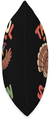 Thankful for Six Sven Turkey Fun Thanksgiving Celebration Throw Pillow - Image 2
