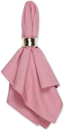 DII Solid Napkin Set Collection, 20x20, Rose, 6 Piece - Image 3