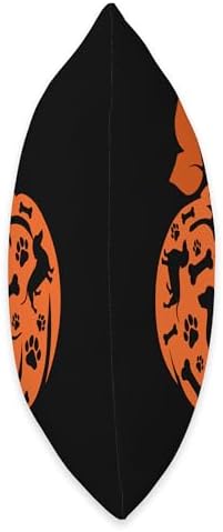 Dachshunds Cute Pumpkin Shape Halloween Thanksgiving Owner Throw Pillow - Image 2