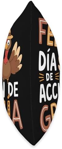 Feliz Dia De Accion De Gracia Happy Thanksgiving Spanish Throw Pillow - Image 2