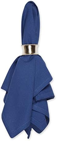 DII Solid Napkin Set Collection, 20x20, Navy, 6 Piece - Image 3