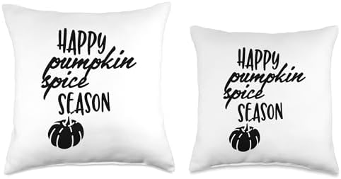 Happy Pumpkin Spice Season Autumn Thanksgiving Throw Pillow - Image 3