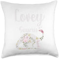 Lovey Saurus Grandma Mother's Day Thanksgiving Christmas Throw Pillow by Unknown