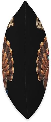 DJ Gobble Mode Turkey Thanksgiving Party Vibes Throw Pillow - Image 2