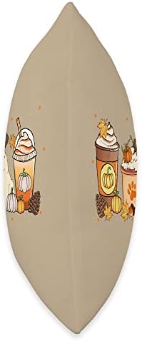 Pug Coffee Pumpkin Spice Dog Lovers Fall Thanksgiving Throw Pillow - Image 2