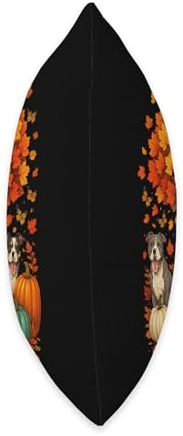 Thanksgiving Fall Pitbull Dog Leaf Fall Tree It's Fall Y'all Throw Pillow - Image 2