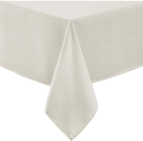 Laura Ashley Esme Decorative Tablecloth, 60" x 144", Ivory by LauraAshley