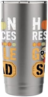 Home Resources Gobble Squad Funny Thanksgiving HR Team Stainless Steel Insulated Tumbler - Image 2