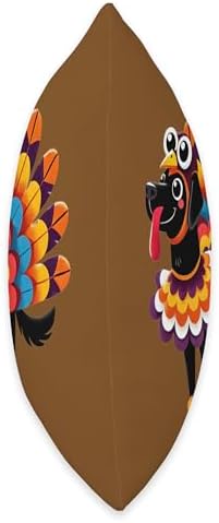 Black Lab Turkey Funny Thanksgiving Animal Dog Canine Pet Throw Pillow - Image 2