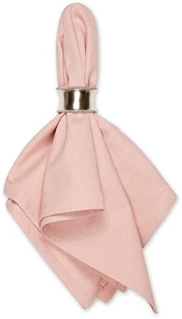 DII Solid Napkin Set Collection, 20x20, Pale Mauve - Image 3