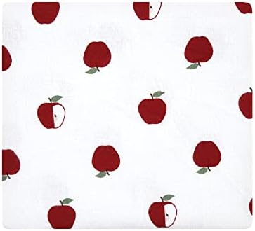 Hudson Baby Unisex Baby Cotton Flannel Receiving Blankets, Apple Orchard, One Size - Image 3