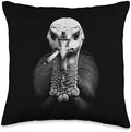 Smoking Turkey Fun Thanksgiving Throw Pillow by Unknown