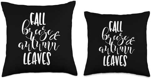 Fall Breeze And Autumn Leaves Thanksgiving Throw Pillow - Image 3