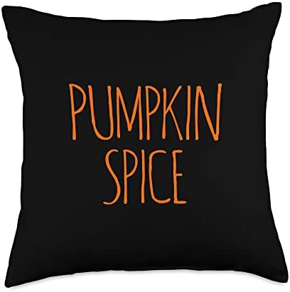 THANKSGIVING PUMPKIN SPICE DECORATIONS MENS WOMENS CHILDRENS Throw Pillow by Unknown