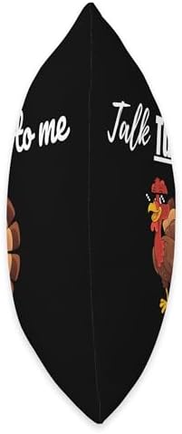 Thanksgiving Talk Turkey to Me Throw Pillow - Image 2