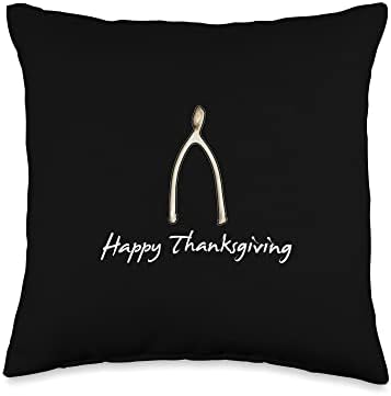Roast Turkey Bone For Wishing Thanksgiving Holiday Dinner Throw Pillow by Unknown