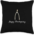 Roast Turkey Bone For Wishing Thanksgiving Holiday Dinner Throw Pillow by Unknown