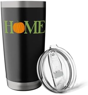 Home Pumpkin Fall Vibes Autumn Thanksgiving Stainless Steel Insulated Tumbler - Image 5