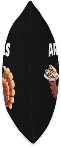 Thanksgiving Turkey Eat Arepas Throw Pillow - Image 2