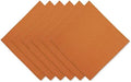 DII Solid Napkin Set Collection, 20x20, Pumpkin Spice, 6 Piece by DII