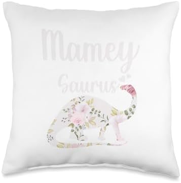 Mamey Saurus Grandma Mother's Day Thanksgiving Christmas Throw Pillow by Unknown