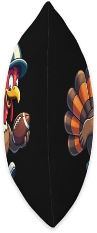 Thanksgiving Football Player Thanksgiving Football Turkey Throw Pillow - Image 2