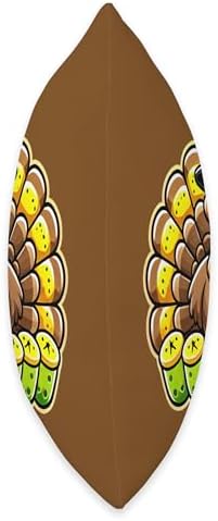 Pickleball Turkey Funny Thanksgiving Animal Bird Sports Play Throw Pillow - Image 2