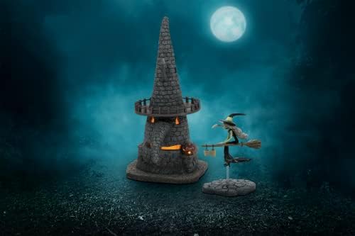 Department 56 Disney the Nightmare Before Christmas Village Accessories Helgamine the Witch Figurine, 4.9 Inch, Multicolor