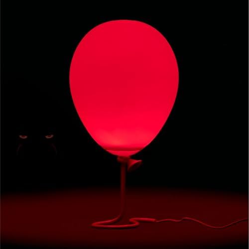 Paladone Pennywise Officially Licensed Red Balloon Lamp Horror Movie IT Fan Decor - Moody and Halloween Classic Accent Lamp