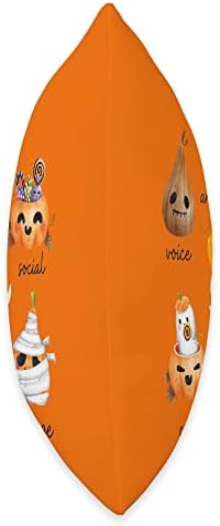 Speech Therapy Pathologist Pumpkin SLP Fall Thanksgiving Throw Pillow - Image 2