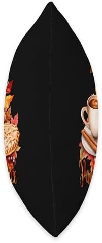 Alergic To Pumpkin Spice Fall Vibes Autumn Thanksgiving Throw Pillow - Image 2