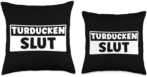 Funny Turducken Slut Thanksgiving Men Women Turducken Lover Throw Pillow - Image 3