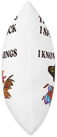 I spatchcock and I know things funny Thanksgiving Turkey Throw Pillow - Image 2