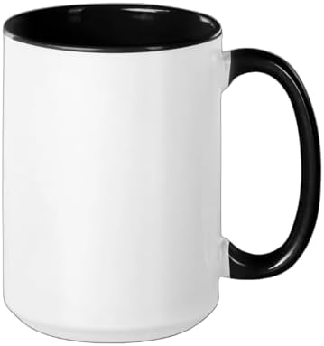 Zen Ideas Om Ohm Aum Symbol Spiritual Yoga Mandala Ceramic Mug, Black/White, 15oz - Image 2