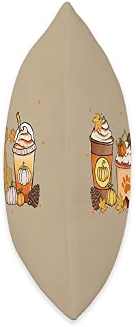 Goldendoodle Coffee Pumpkin Spice Doodle Fall Thanksgiving Throw Pillow - Image 2
