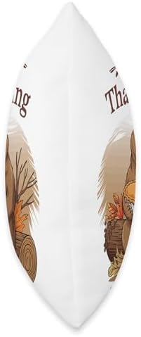 Happy Thanksgiving Bear Throw Pillow - Image 2