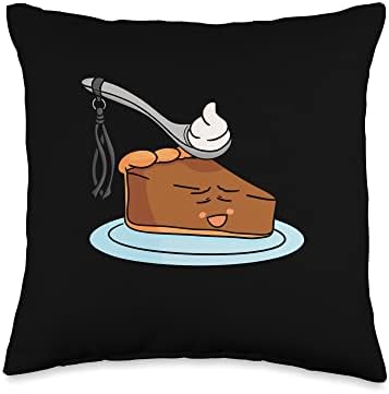 Kink Thanksgiving Whipping Cream Pumpkin Pie Throw Pillow by Unknown