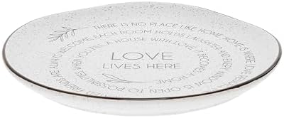 Pavilion Gift Company - Love Lives Here - 10.5" Serving Tray Platter Plate Thanksgiving Fall Serveware Friendship Family Housewarming Apartmentwarming - Image 6