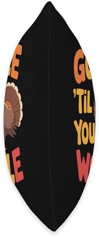 Gobble Til You Wobble Turkey Thanksgiving Day Throw Pillow - Image 2