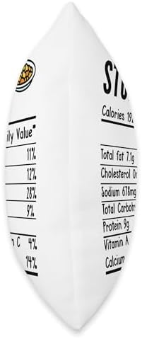 Stuffing Nutrition Facts Thanksgiving Food Family Matching Throw Pillow - Image 2