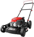 AMERISUN 21” Gas Lawn Mower, 144cc 4-Cycle OHV Walk Behind Push Mower with 2IN1 Mulching & Side Discharge, 6-Position Height Adjustment, Heavy-Duty Steel Deck for Small to Medium Yards