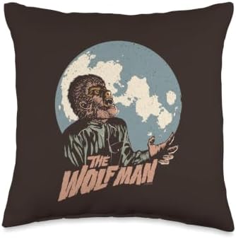 Universal Monsters Wolfman Moon Throw Pillow