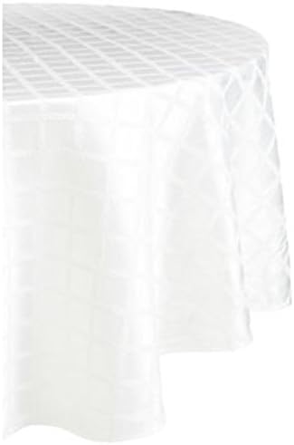Lenox Laurel Leaf Tablecloth, White - 70"W x 86"L by Lenox