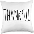 Rae inspired Dunn thankful blessed thanksgiving grateful Throw Pillow by Unknown