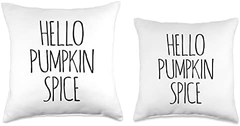 THANKSGIVING PUMPKIN SPICE DECORATIONS MENS WOMENS CHILDRENS Throw Pillow - Image 3