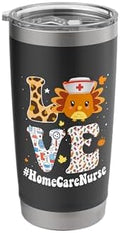 Leopard Gobble Gobble Thanksgiving Home Care Nurse Turkey Stainless Steel Insulated Tumbler by Unknown