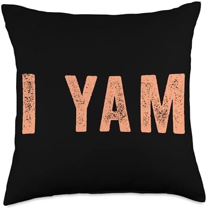 She’s My Sweet Potato I Yam Thanksgiving Matching Couple PJ Throw Pillow by Unknown