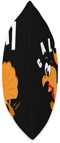 Call 911 Gobble Emergency Scared Turkey Thanksgiving Throw Pillow - Image 2