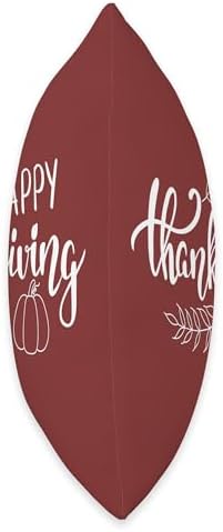 Happy Thanksgiving Fall Autumn Leaf Pumpkin Throw Pillow - Image 2
